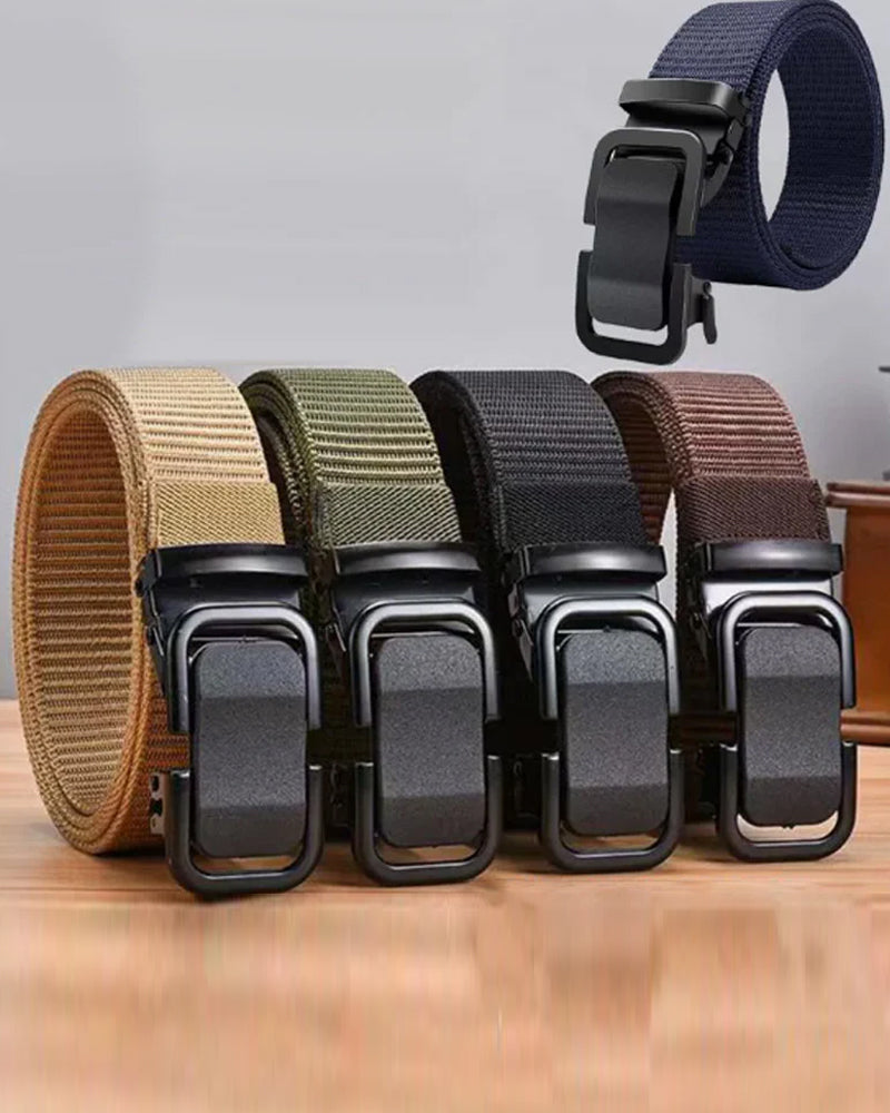 Men's Tactical Nylon Belt - Durable Buckle & Adjustable Size