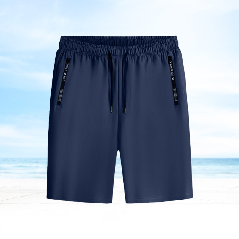 Unisex Ice Silk Quick Dry Stretch Shorts