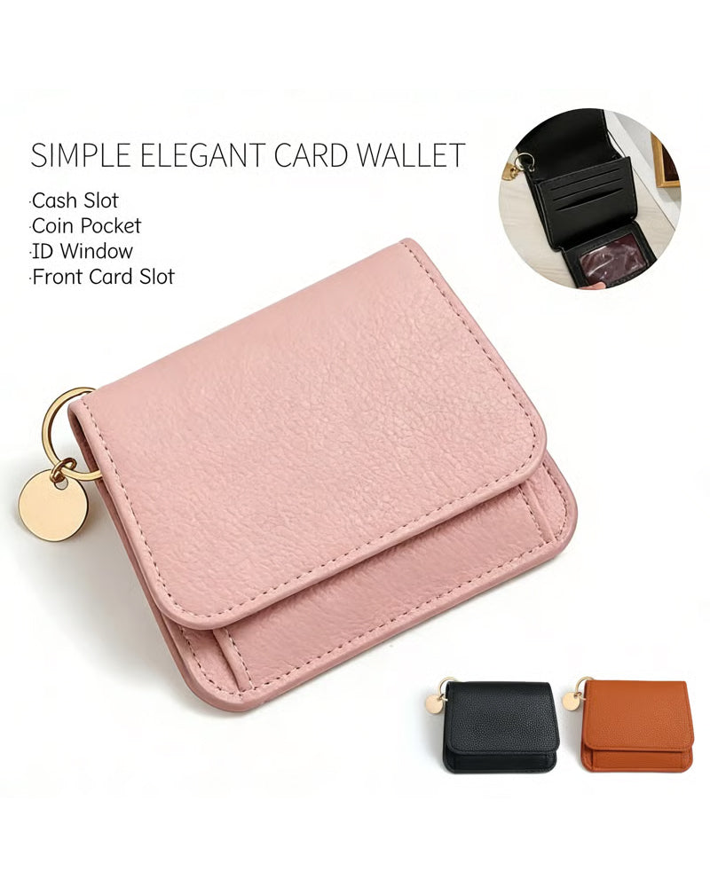 Women's Elegant Minimalist Short Slim Wallet