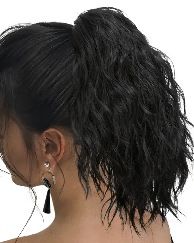 Synthetic Long Wavy Fluffy Ponytail Hairpieces