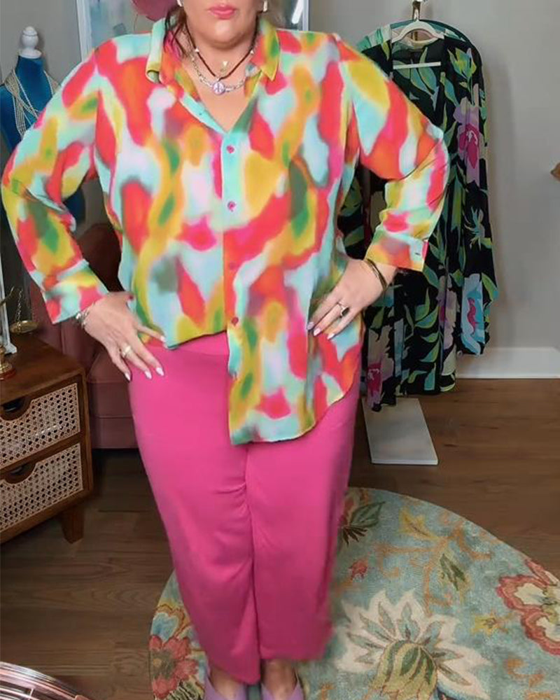 Loose, Vibrant and Eye-Catching Blouse