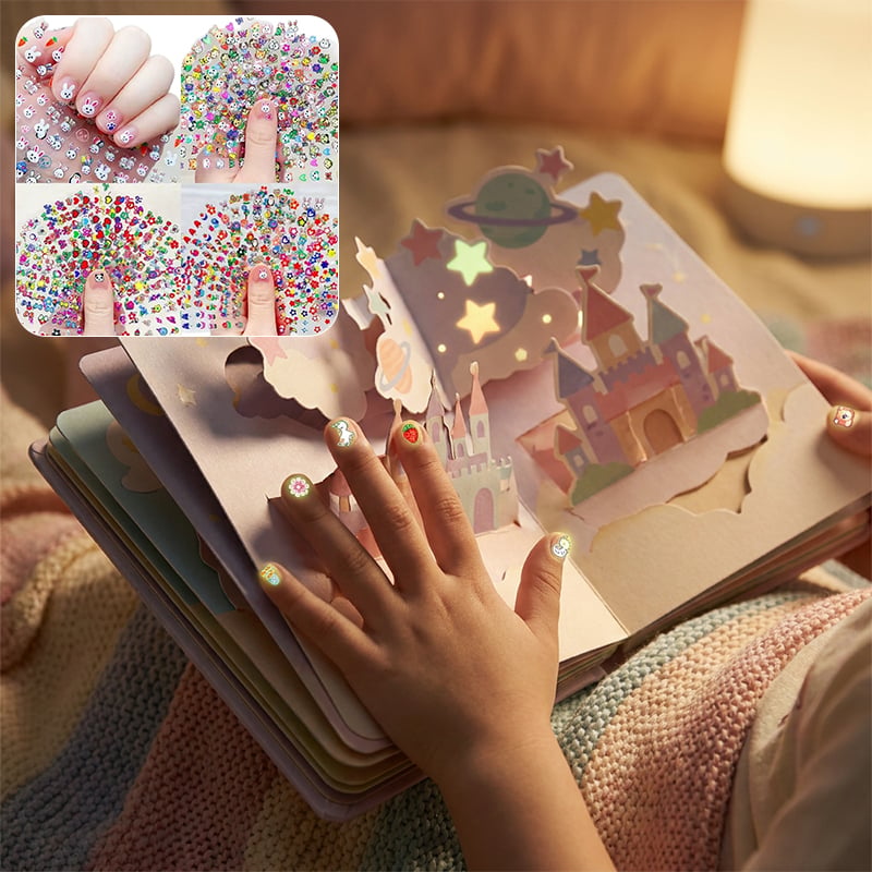 Glow-in-the-Dark Nail Stickers for Kids