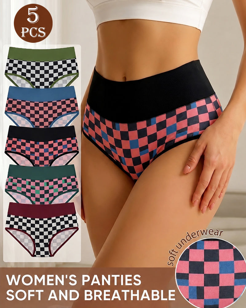 5-Pack Seamless High-Waist Briefs Set