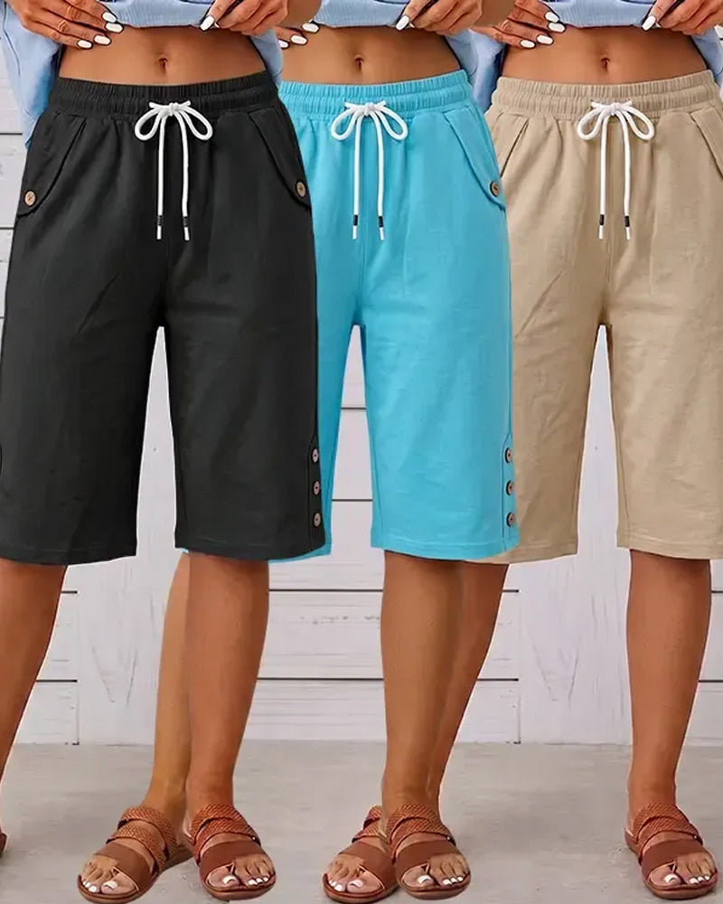 Drawstring Casual Short Pant