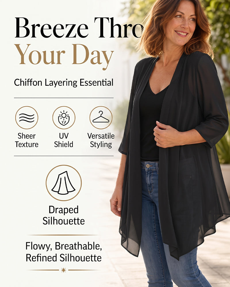 Lightweight Solid Sun Protection Cover-Up