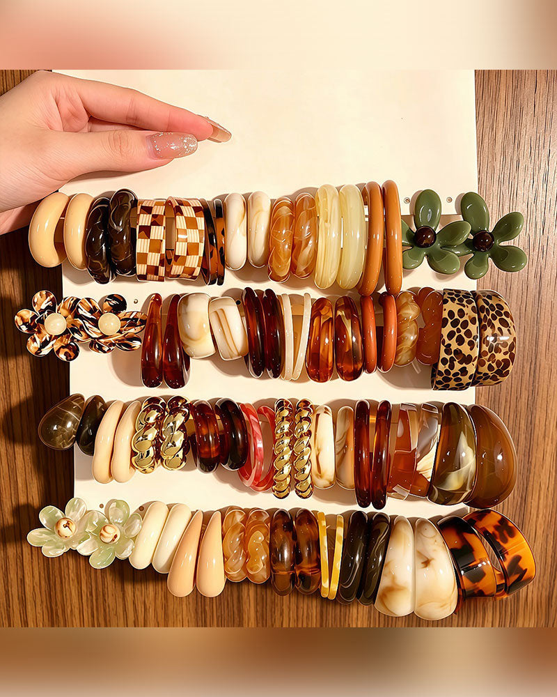 Resin Bold Drop Earrings