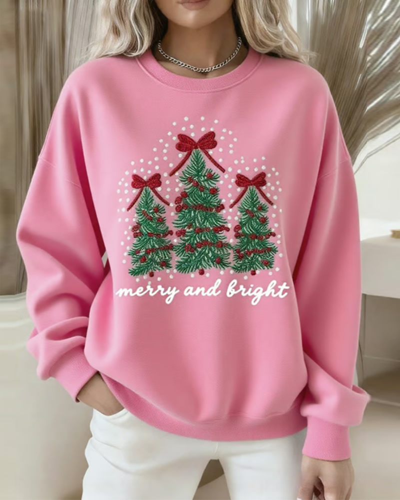 Drop-Shoulder Printed Sweatshirt