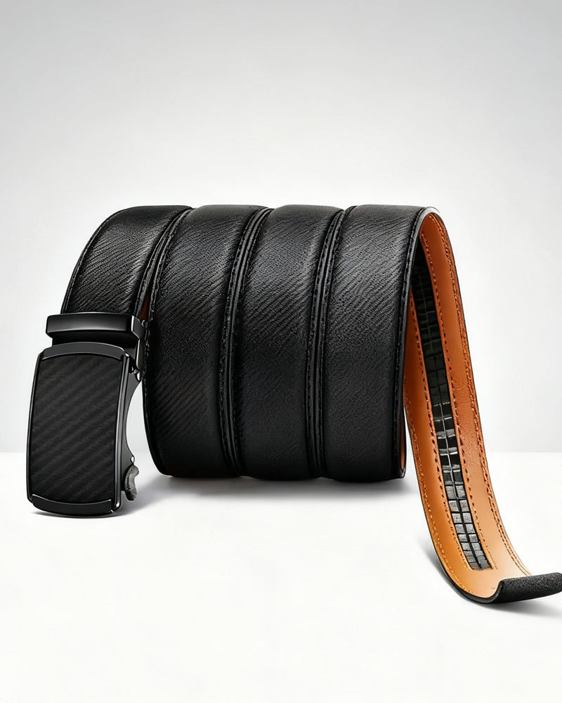 🎁 Leather Ratchet Belt With Adjustable Buckle💼