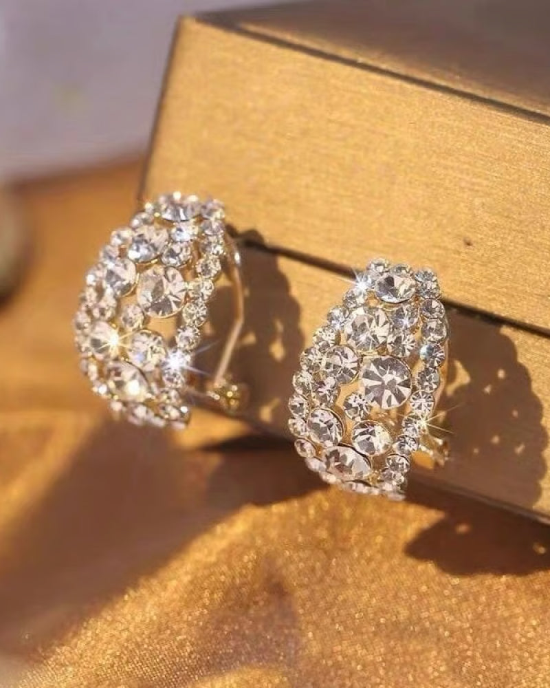 Lab-Created Diamonds Hoop Earrings