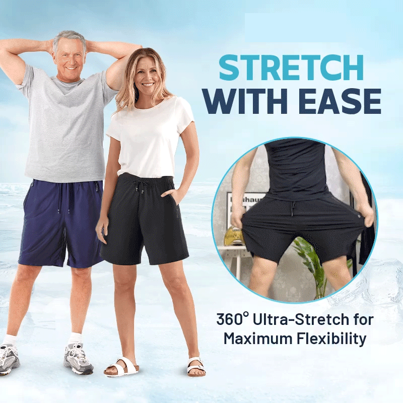 Unisex Ice Silk Stretch Quick-Dry Shorts