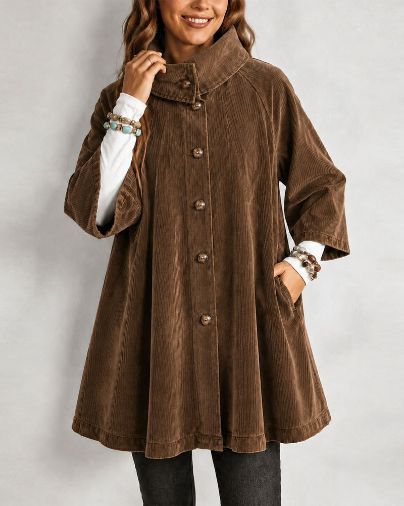 Buckle Mid-Length Pocket Coat