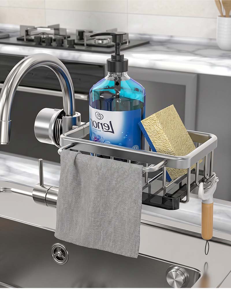 Kitchen Sink Faucet Organizer