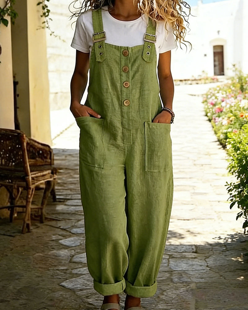 Casual Adjustable Fit Jumpsuit