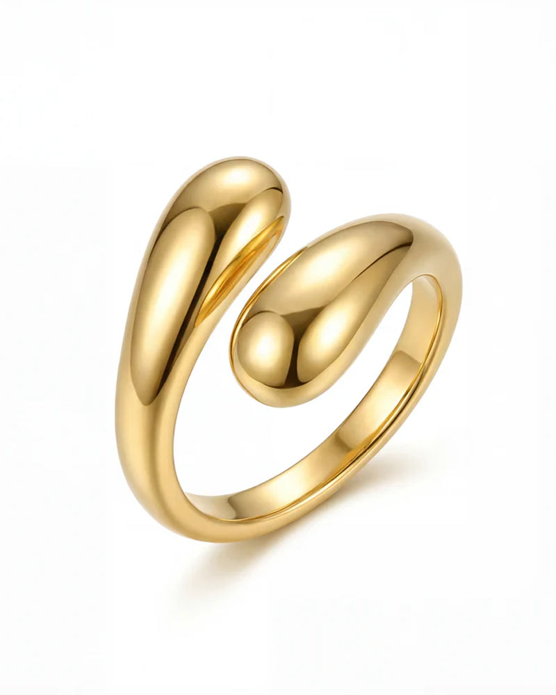 Irregular Water Drop Ring