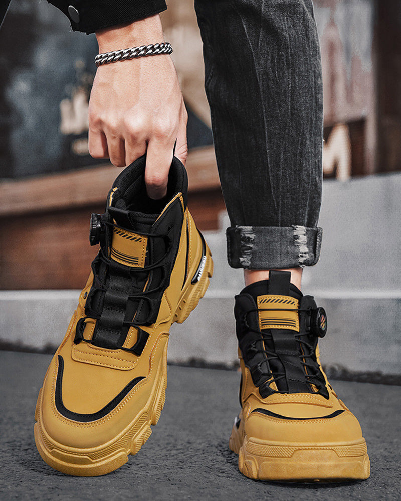 Men's Outdoor Swivel Buckle Work Shoes ๐๐ โ Waterproof ๐ฆ, Anti-slip ๐ถโโ๏ธ, Comfortable , Breathable ๐ฌ๏ธ