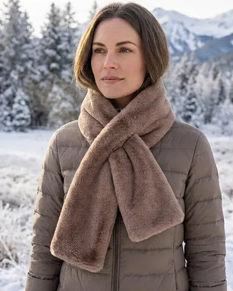 🎁Hidden Pocket Cozy Scarf – Warm, Soft And Secure Zipper🧣