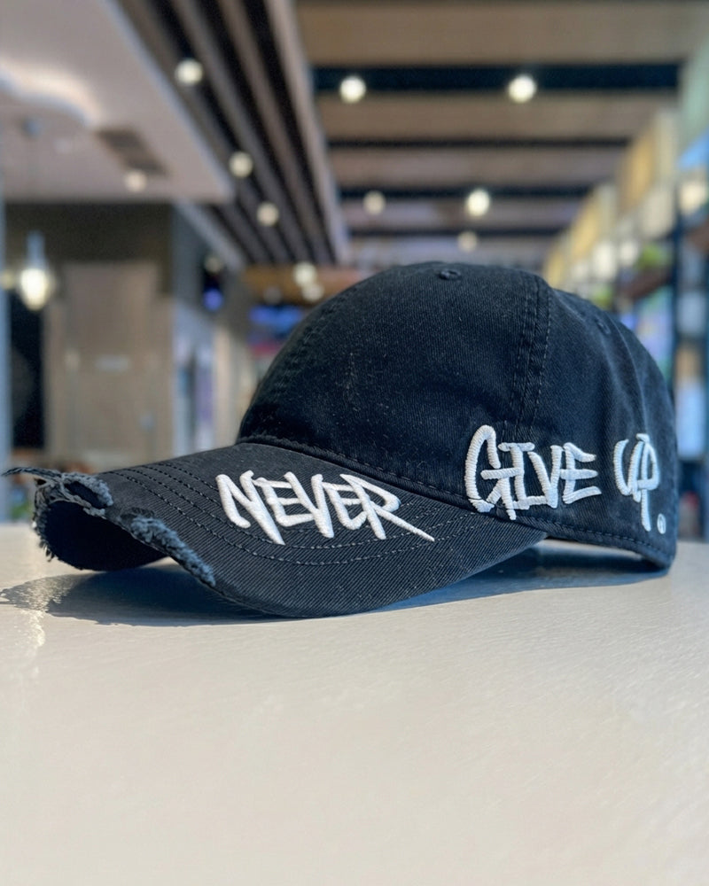 Cool Unisex Distressed Embroidered Hat