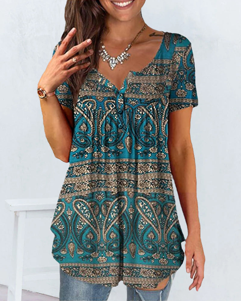 Graphic print loose fit T-shirt