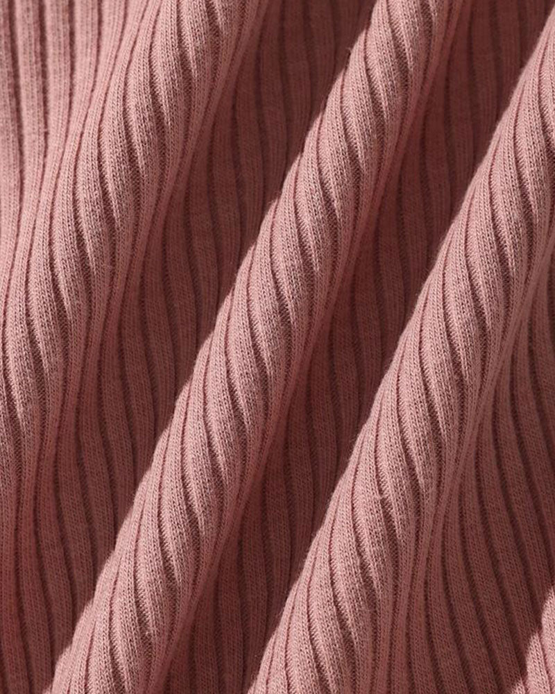 Ladies'  Breathable Vertical Striped Texture Feel Comfortable Fashionable Mid-Waist Brief