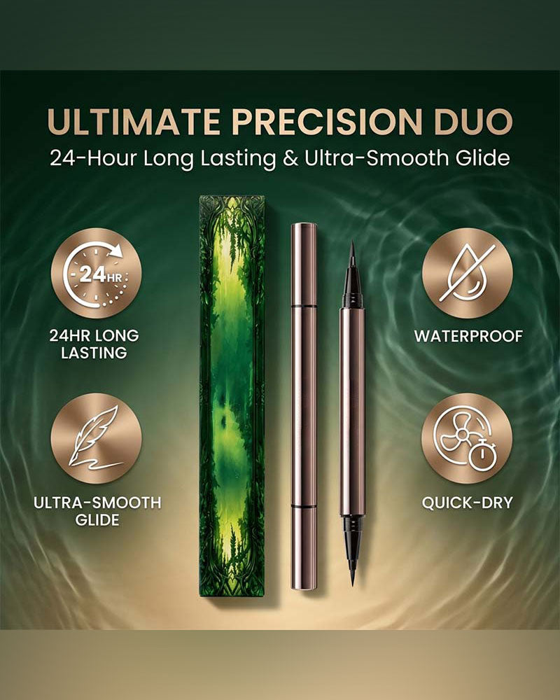 Dual-Tip Long-Lasting Liquid Eyeliner