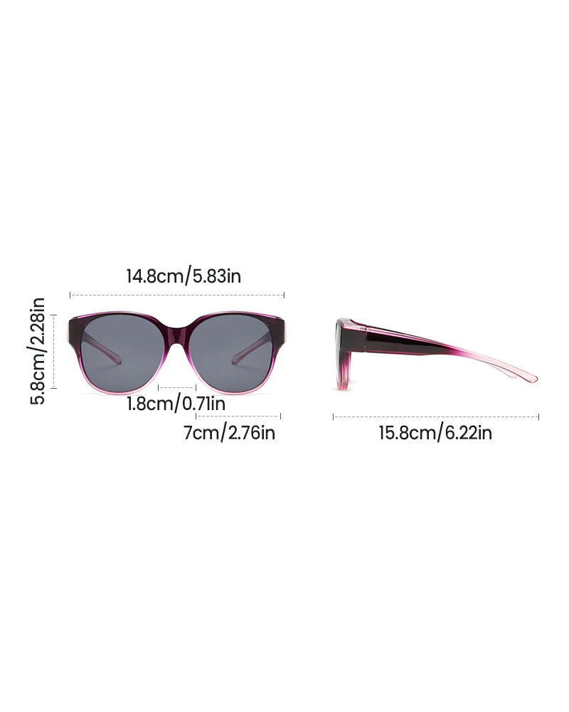 Polarized UV400 Protection Trendy Round Sunglasses