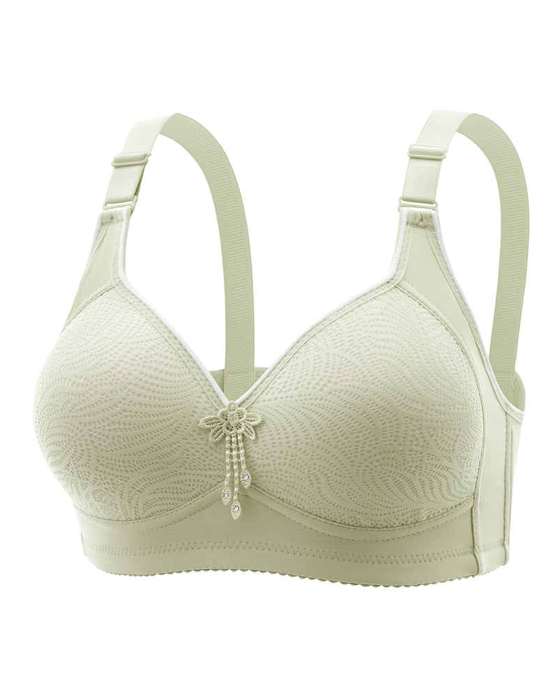 Sexy Floral Wire-Free Bra