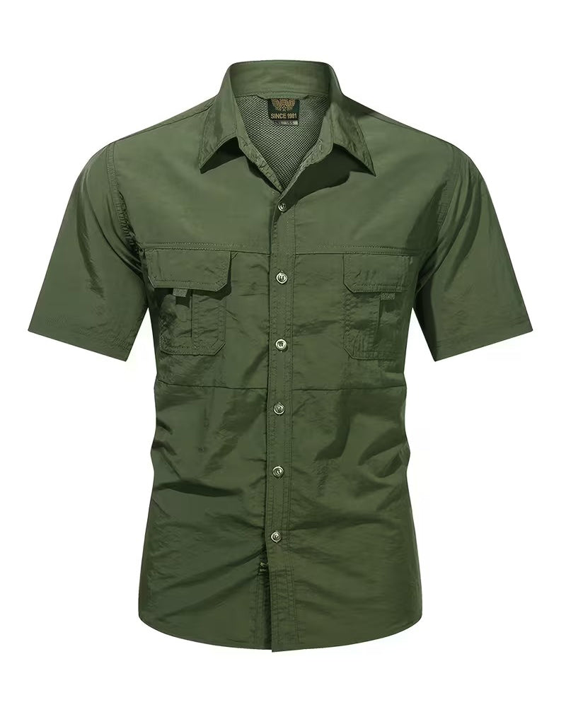 Casual Breathable Short Sleeve Shirt