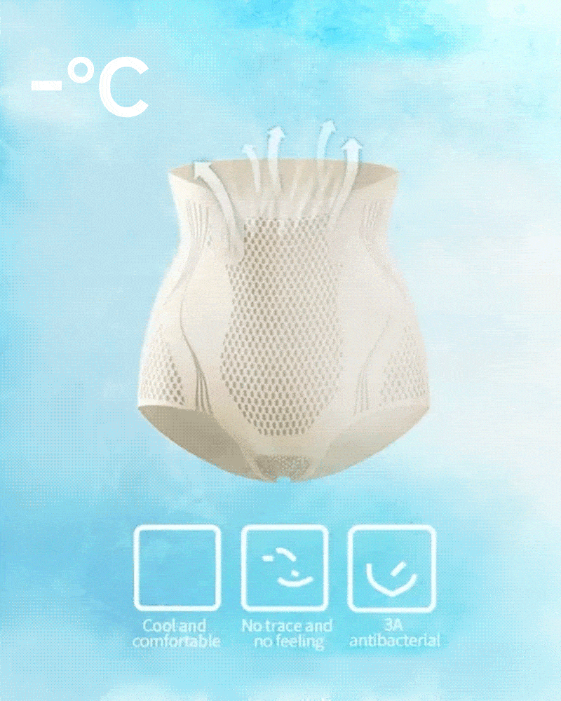 Fat Burning Lce Silk Lonic Fiber Shaping Shorts