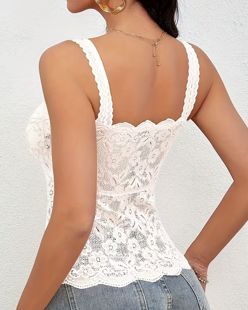 Solid Color Bandeau Camis Top