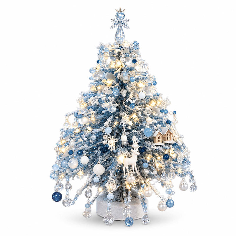 DIY Beaded Christmas Tree Ornament Craft Kit-price zap