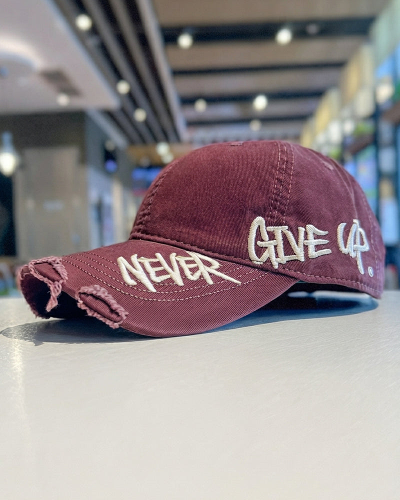 Cool Unisex Distressed Embroidered Hat