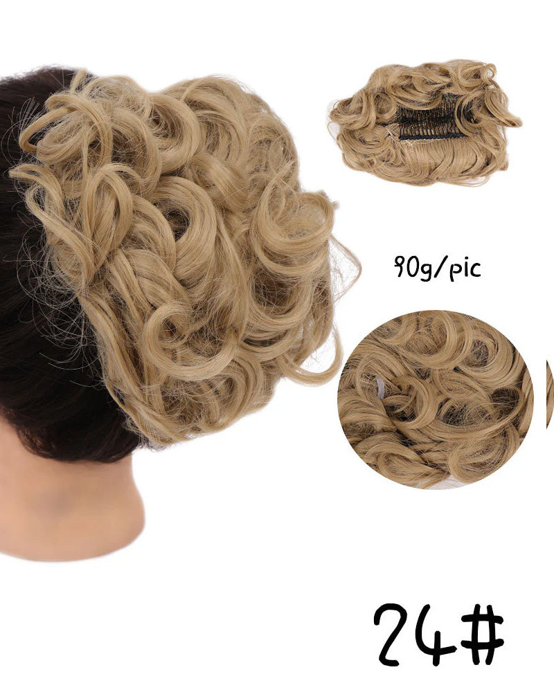 Curly Chignon Comb Clip
