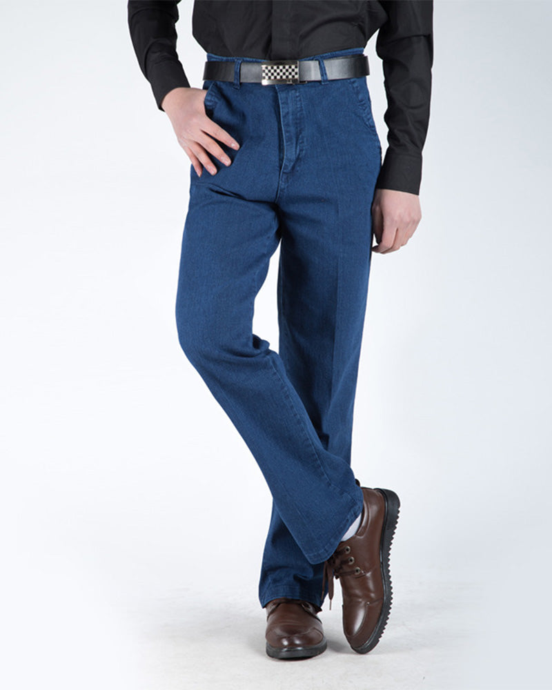 Men's Classic Straight Fit Stretch Jeans