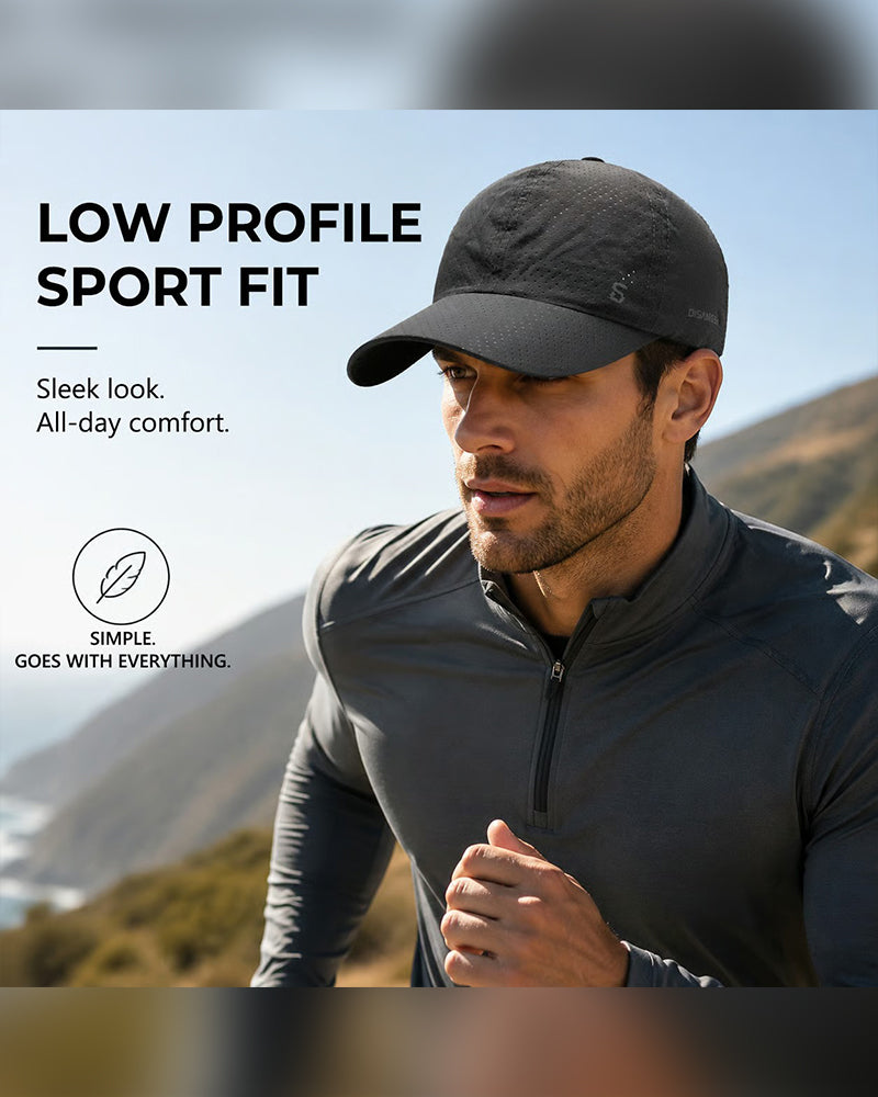 ☀️ Breathable Cool Perforated Baseball Cap | Lightweight Sun Protection Hat