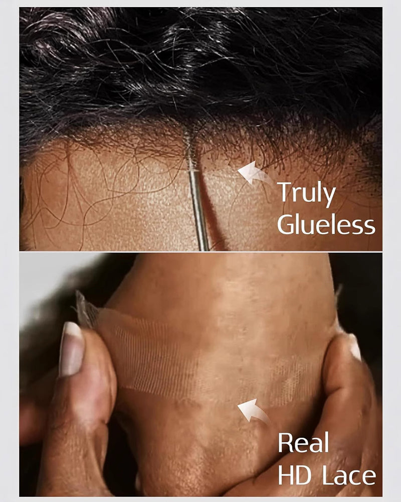 African Curly Wig Headset