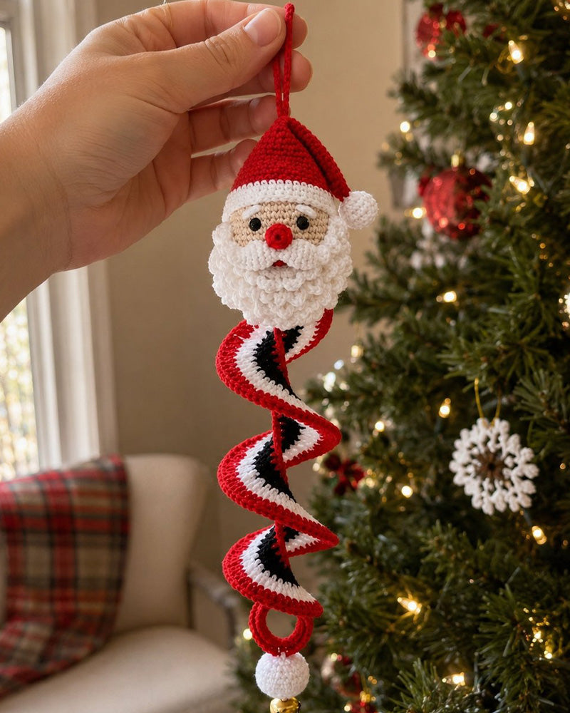 ☃️ DIY Spiral Crochet Snowman Kit