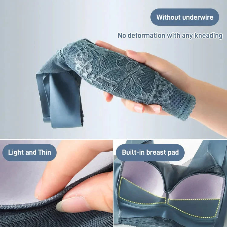 👙 Super comfortable and soft women's lace bra without steel ring