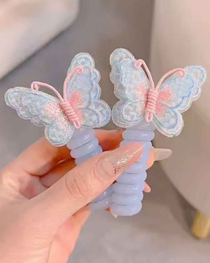 Butterfly Telephone Wire Hair Bands