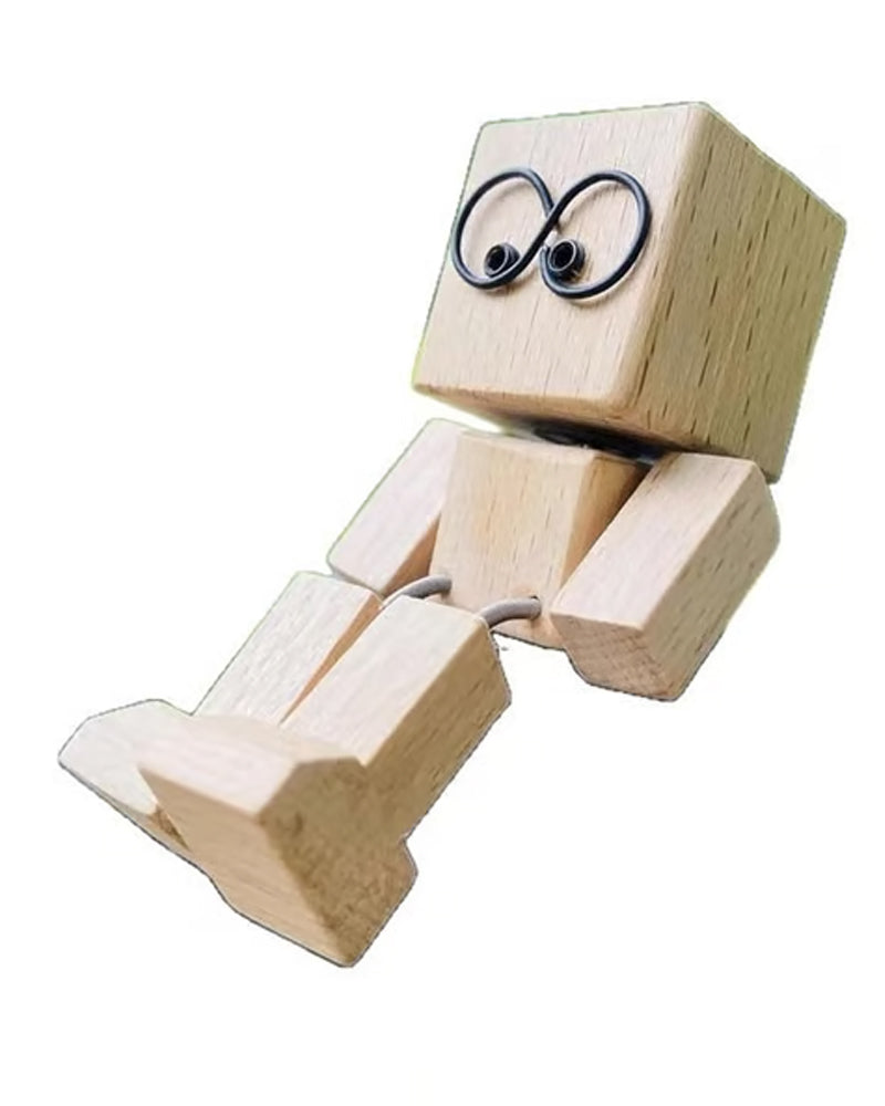 Charming Swaying legs Little Wooden Figure