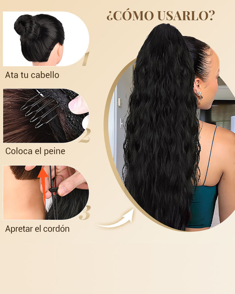 Long Voluminous And Curly Hair Extension