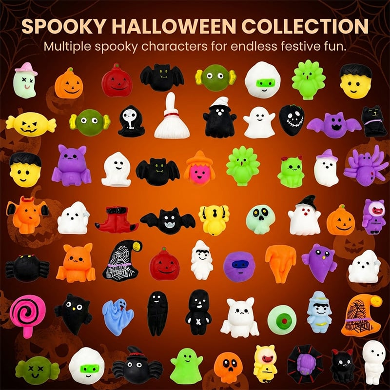 Halloween Squishies Stress Relief Toy Set