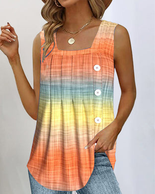 Sleeveless Gradient T-Shirt