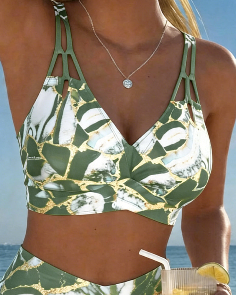 Strap Cut-Out Designer Bikini