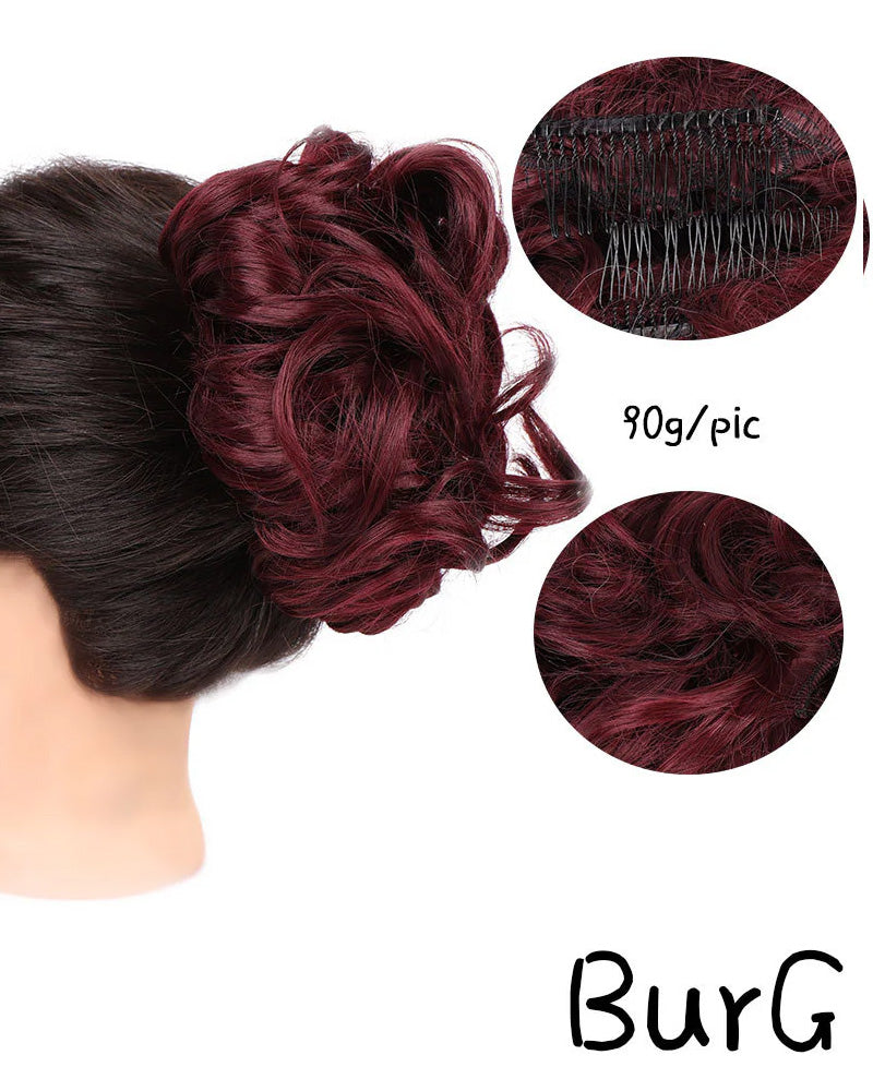 Curly Chignon Comb Clip