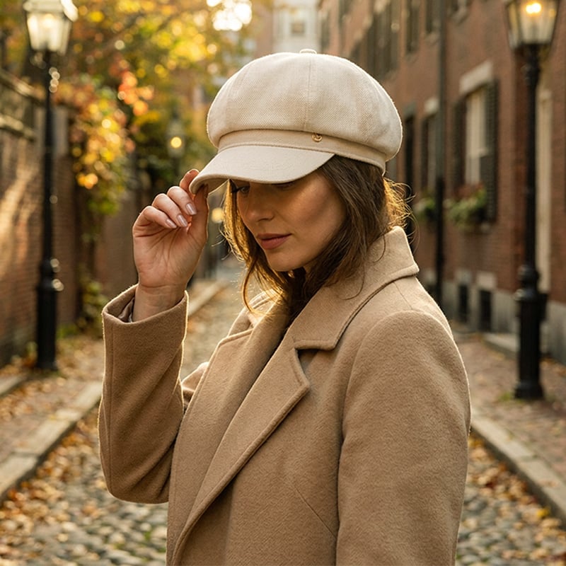 British-Style Newsboy Cap