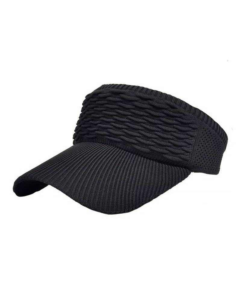 Women's High Ponytail Sun Visor Hats