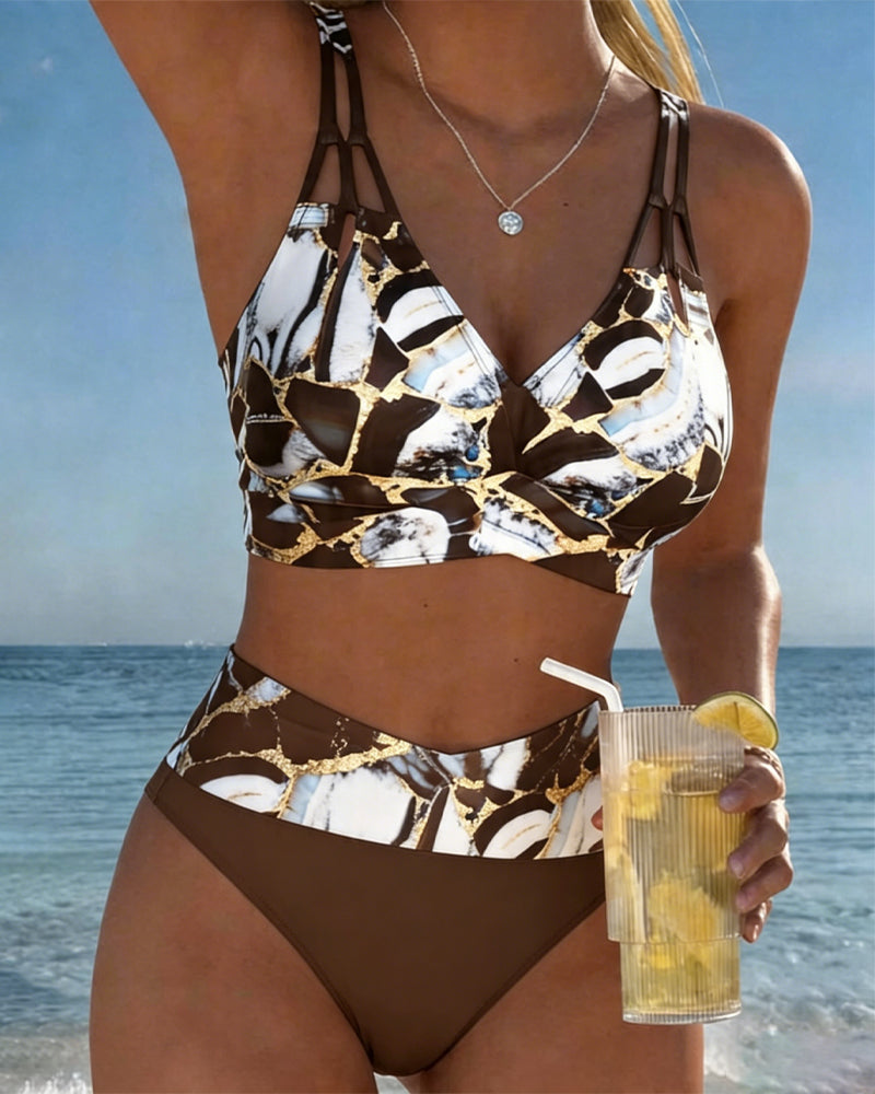 Strap Cut-Out Designer Bikini