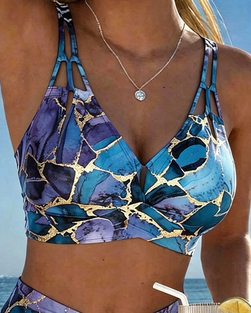 Double Strap Ombre Bikini