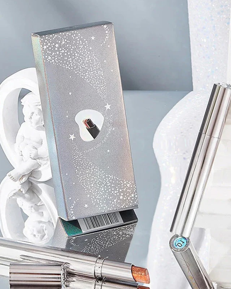 Waterproof Glitter Eyeshadow Pencil With Color Gradient