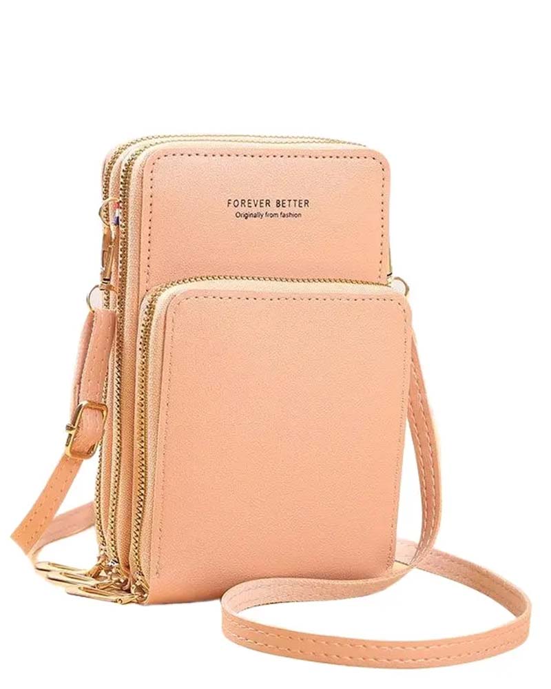 Solid Color Fashion Crossbody Phone Bag